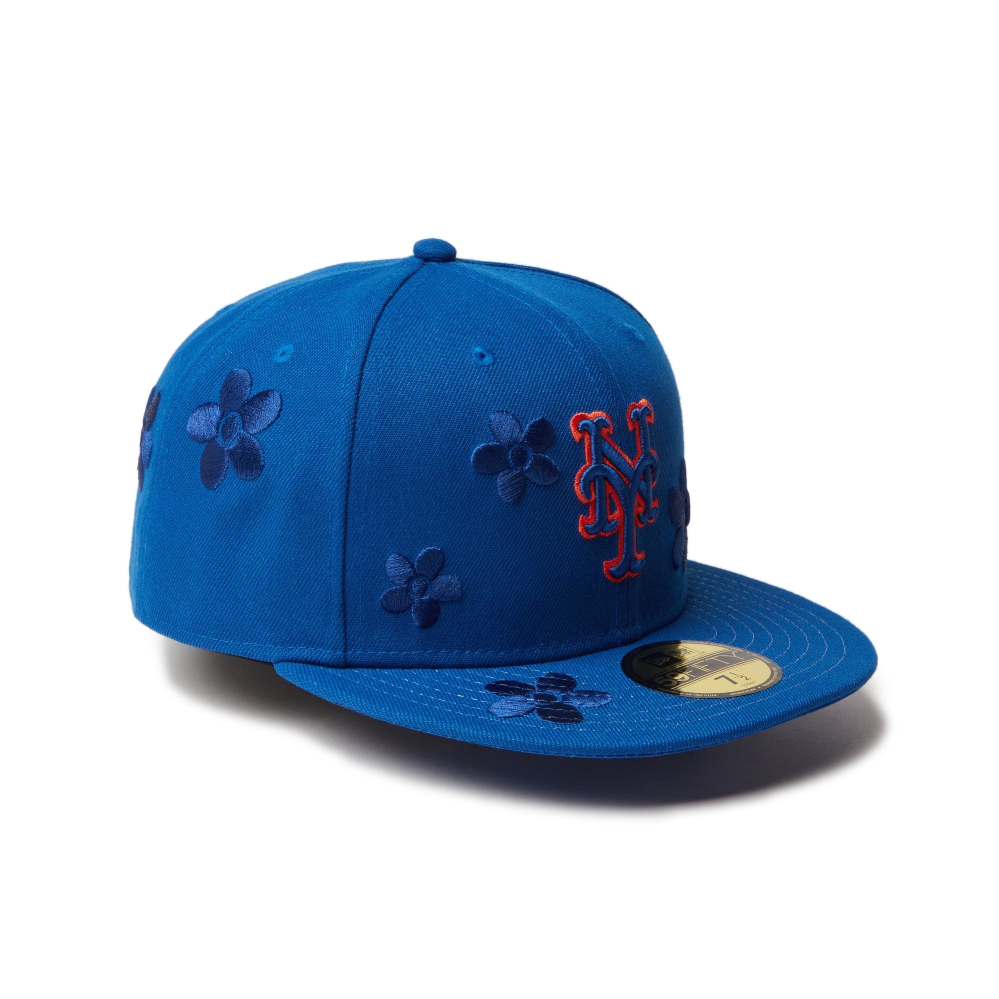 59FIFTY MLB Flower Embroidery ニューヨーク・メッツ ブライトロイヤル 5