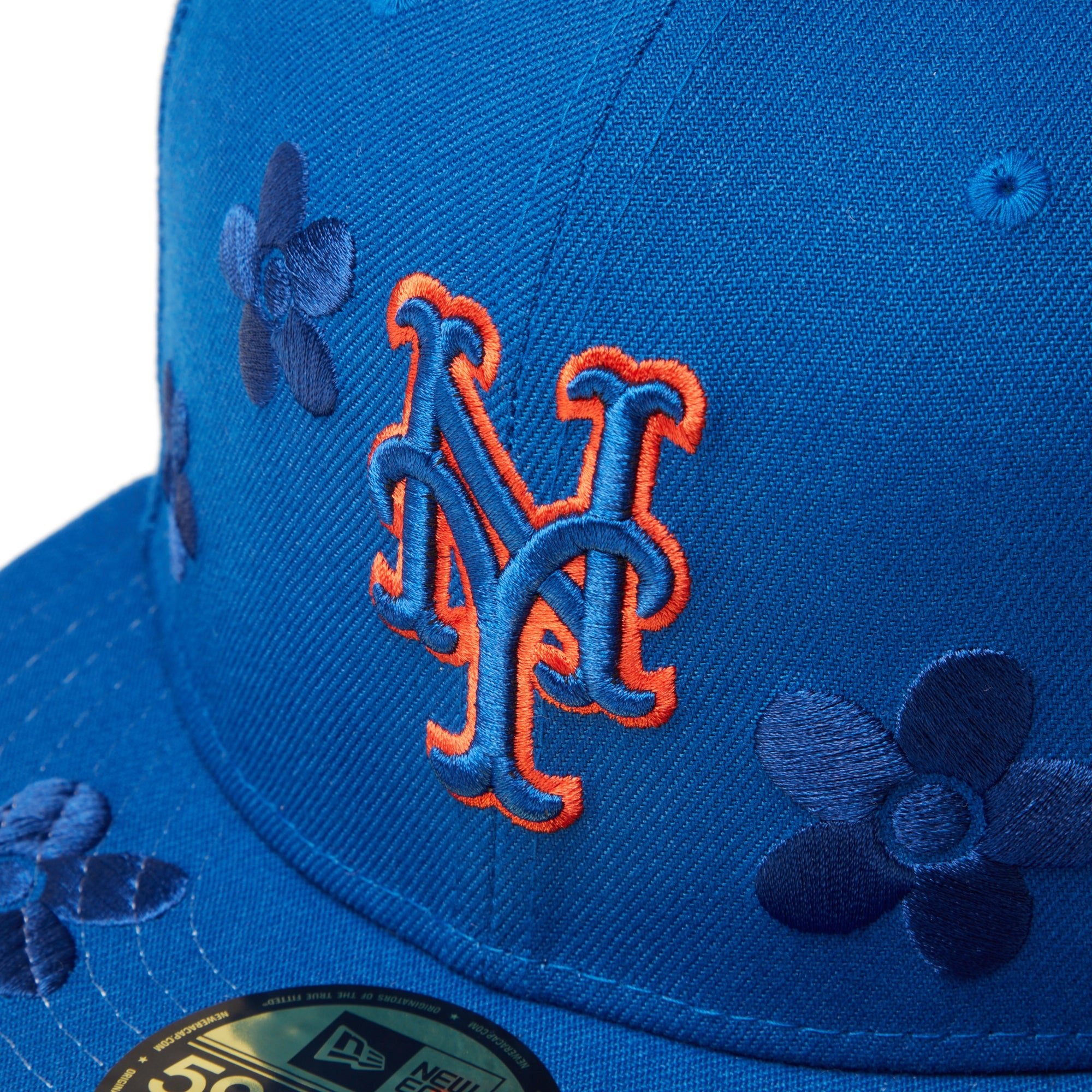 59FIFTY MLB Flower Embroidery ニューヨーク・メッツ ブライトロイヤル 8
