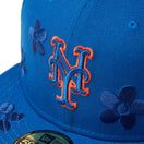 59FIFTY MLB Flower Embroidery ニューヨーク・メッツ ブライトロイヤル - 14307699 - 700 | NEW ERA ニューエラ公式オンラインストア