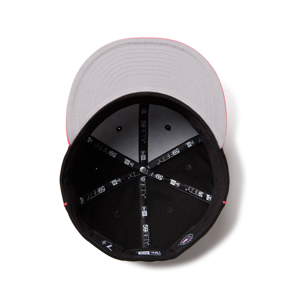 59FIFTY MLB Piping 2Tone ニューヨーク・ヤンキース ブラック/コーラル - 14668148 - 700 | NEW ERA ニューエラ公式オンラインストア