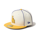 59FIFTY MLB Piping 2Tone ロサンゼルス・ドジャース クローム/Aゴールド - 14668149 - 700 | NEW ERA ニューエラ公式オンラインストア