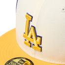 59FIFTY MLB Piping 2Tone ロサンゼルス・ドジャース クローム/Aゴールド - 14668149 - 700 | NEW ERA ニューエラ公式オンラインストア