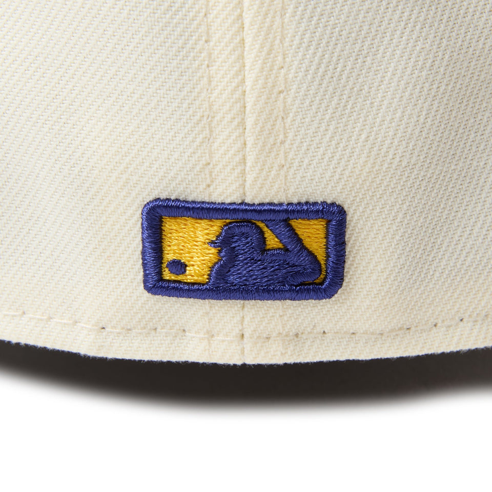 59FIFTY MLB Piping 2Tone ロサンゼルス・ドジャース クローム/Aゴールド - 14668149 - 700 | NEW ERA ニューエラ公式オンラインストア