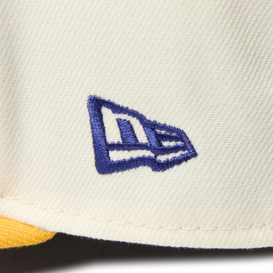 59FIFTY MLB Piping 2Tone ロサンゼルス・ドジャース クローム/Aゴールド - 14668149 - 700 | NEW ERA ニューエラ公式オンラインストア