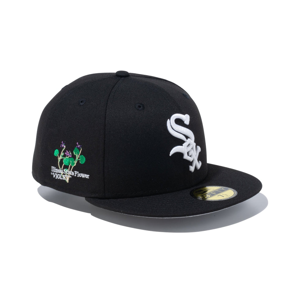 59FIFTY MLB State Flowers シカゴ・ホワイトソックス ブラック - 14109910-700 | NEW ERA ニューエラ公式オンラインストア