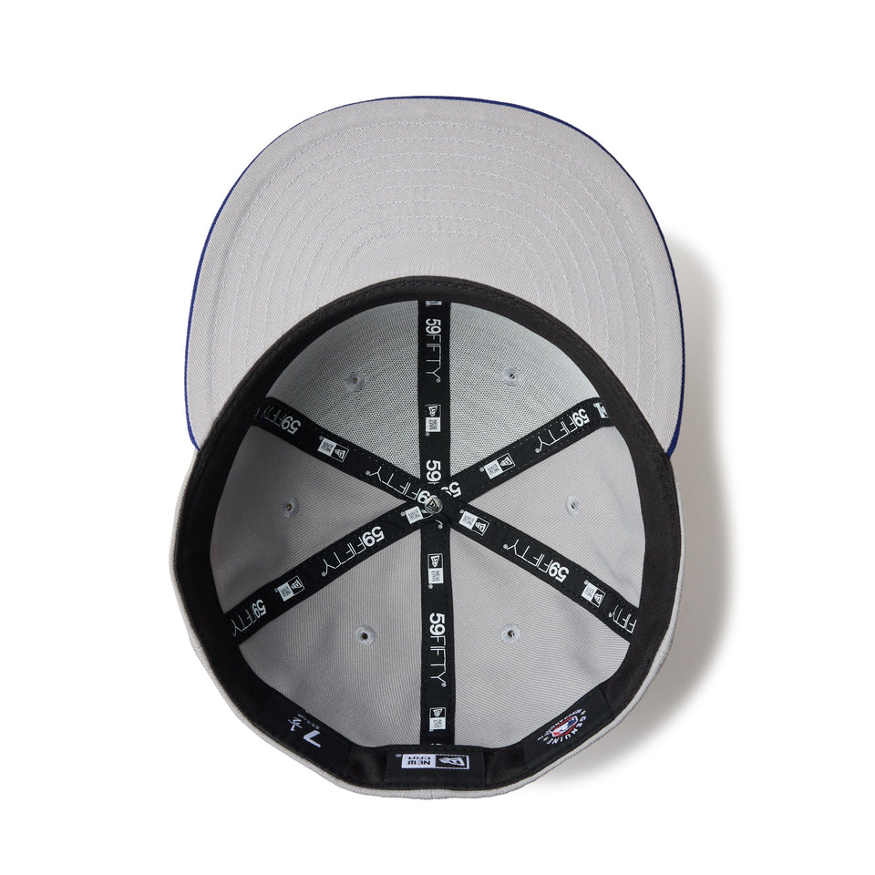59FIFTY MLB Taping ロサンゼルス・ドジャース グレー ダークロイヤルバイザー - 14388851 - 700 | NEW ERA ニューエラ公式オンラインストア