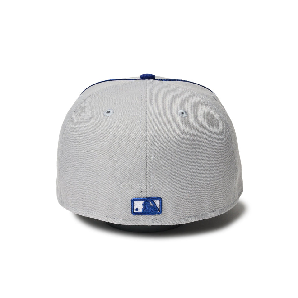 59FIFTY MLB Taping ロサンゼルス・ドジャース グレー ダークロイヤルバイザー - 14388851 - 700 | NEW ERA ニューエラ公式オンラインストア