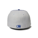 59FIFTY MLB Taping ロサンゼルス・ドジャース グレー ダークロイヤルバイザー - 14388851 - 700 | NEW ERA ニューエラ公式オンラインストア