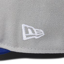 59FIFTY MLB Taping ロサンゼルス・ドジャース グレー ダークロイヤルバイザー - 14388851 - 700 | NEW ERA ニューエラ公式オンラインストア