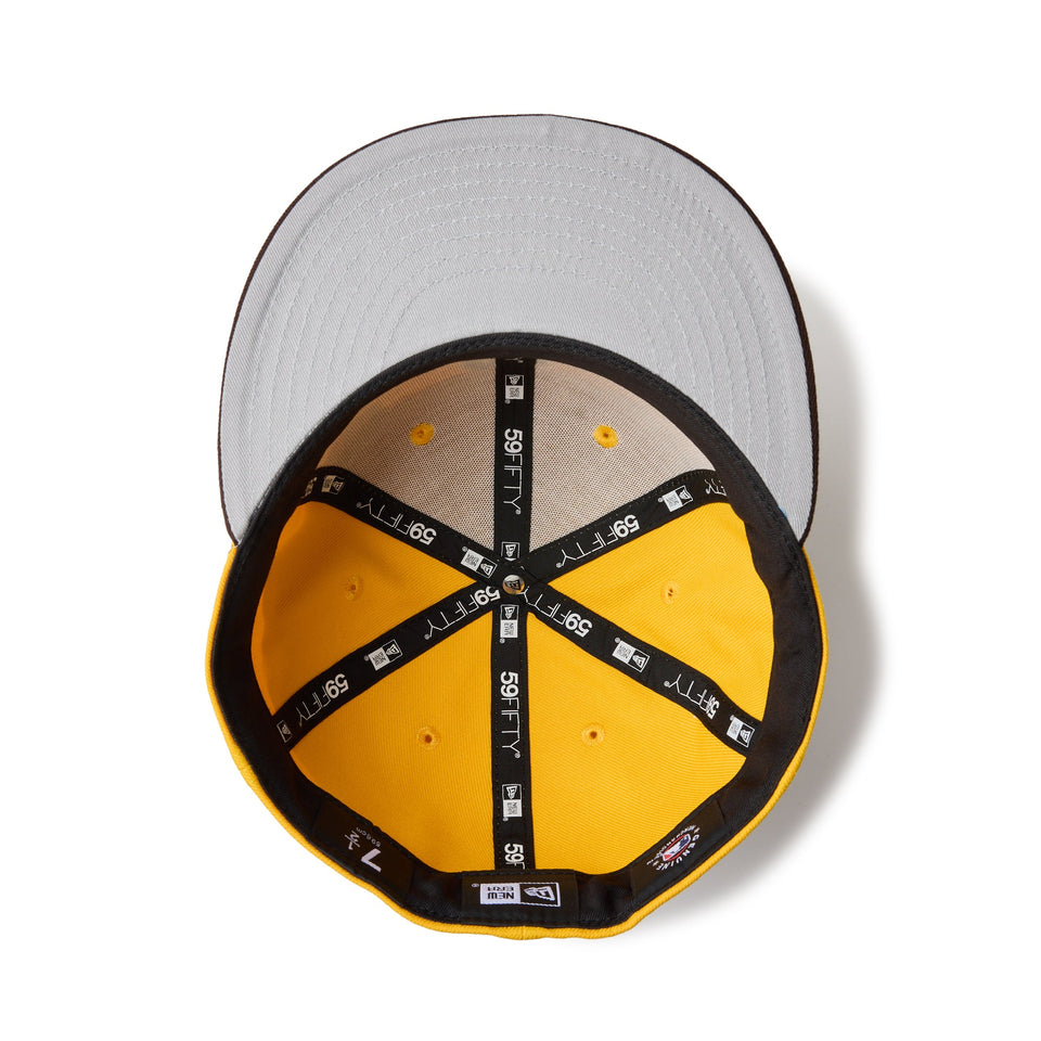 59FIFTY MLB Taping サンディエゴ・パドレス Aゴールド バーント 59FIFTY MLB Taping サンディエゴ・パドレス Aゴールド バーント