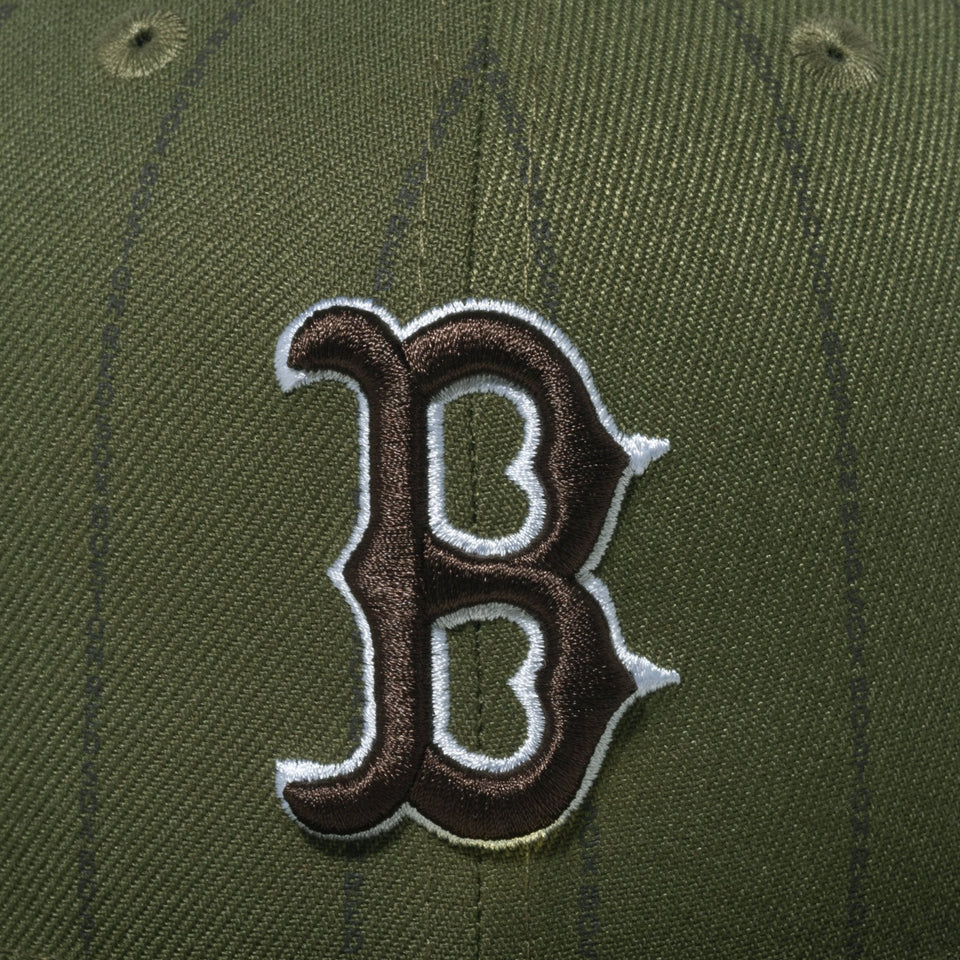 59FIFTY MLB Text Stripe ボストン・レッドソックス ニュー