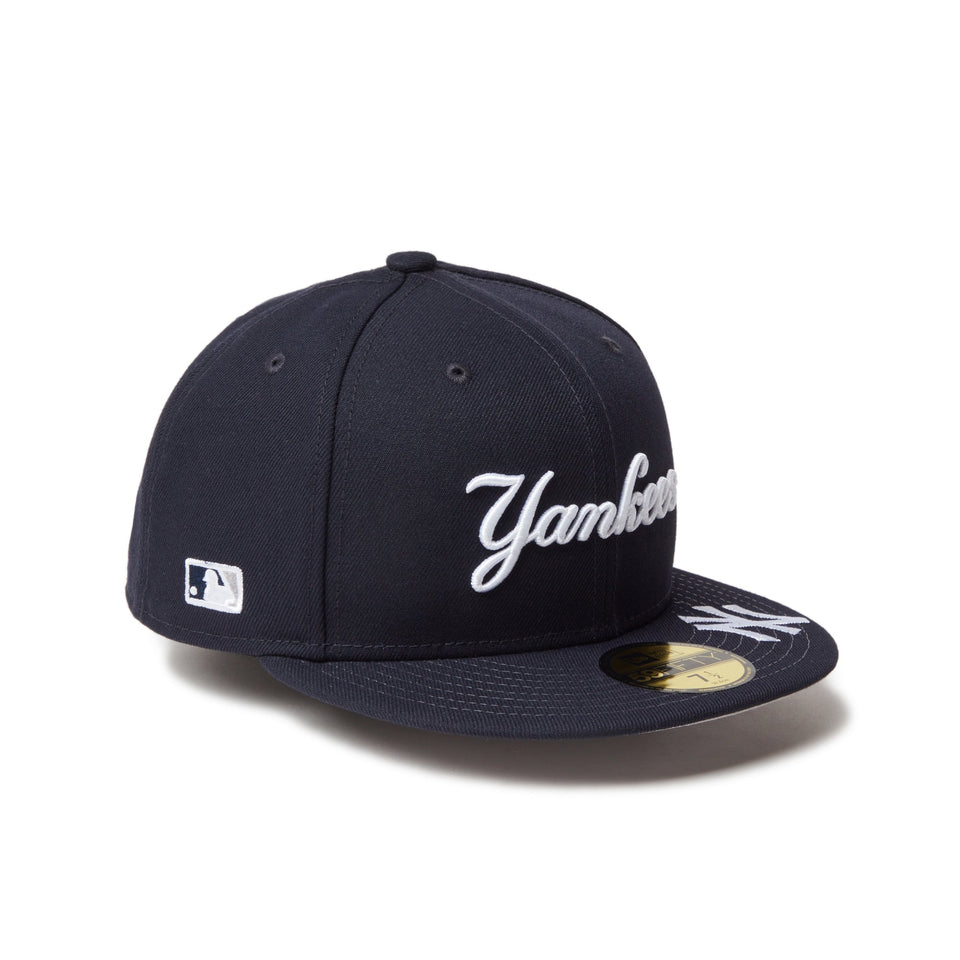 59FIFTY MLB Visor Logo ニューヨーク・ヤンキース ネイビー