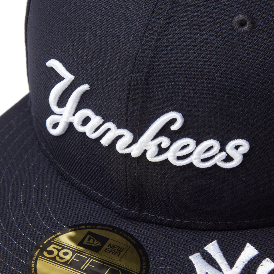 ニューヨークヤンキース★ニューエラ キャップ★VISOR LOGO NAVY 59FIFTY MLB Visor Logo ニューヨーク・ヤンキース ネイビー