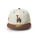 59FIFTY MLB Wool Visor ロサンゼルス・ドジャース クローム ブラウンバイザー - 14307679 - 700 | NEW ERA ニューエラ公式オンラインストア