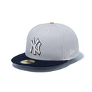59FIFTY Moonbeam ニューヨーク・ヤンキース ストーン / ネイビー / ベガスゴールド - 14447427 - 700 | NEW ERA ニューエラ公式オンラインストア