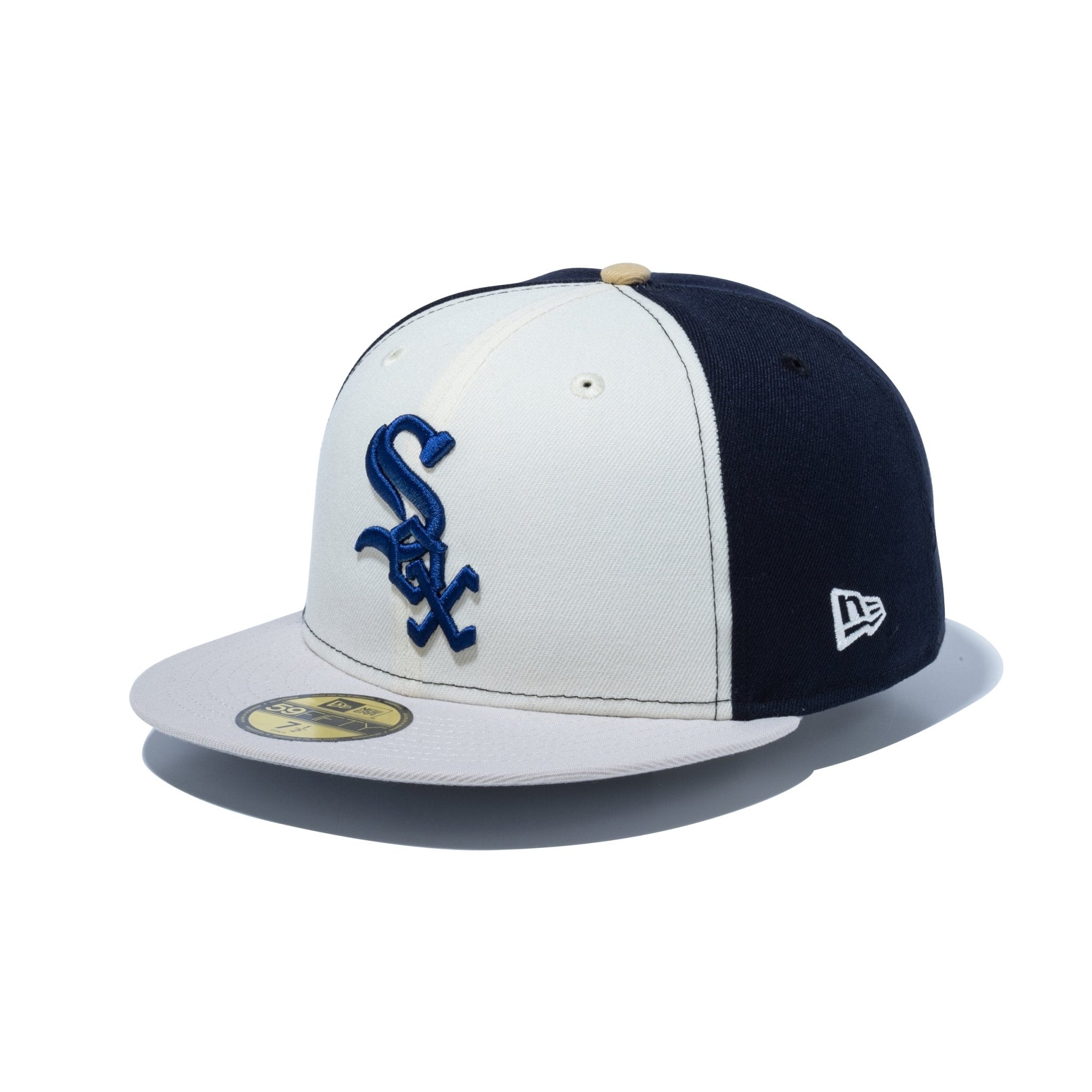 59FIFTY Moonbeam シカゴ・ホワイトソックス クローム / ネイビー / ストーン / ベガスゴールド | ニューエラオンラインストア