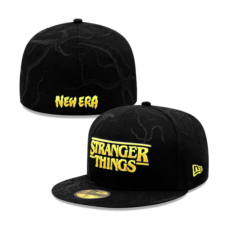 59FIFTY NETFLIX STRANGER THINGS ストレンジャー・シングス オールオーバー ブラック - 14867821-700 | NEW ERA ニューエラ公式オンラインストア