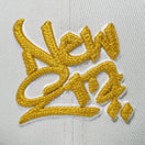 59FIFTY NEW ERA Script Logo ストーン ネイビーバイザー - 14520625 - 700 | NEW ERA ニューエラ公式オンラインストア