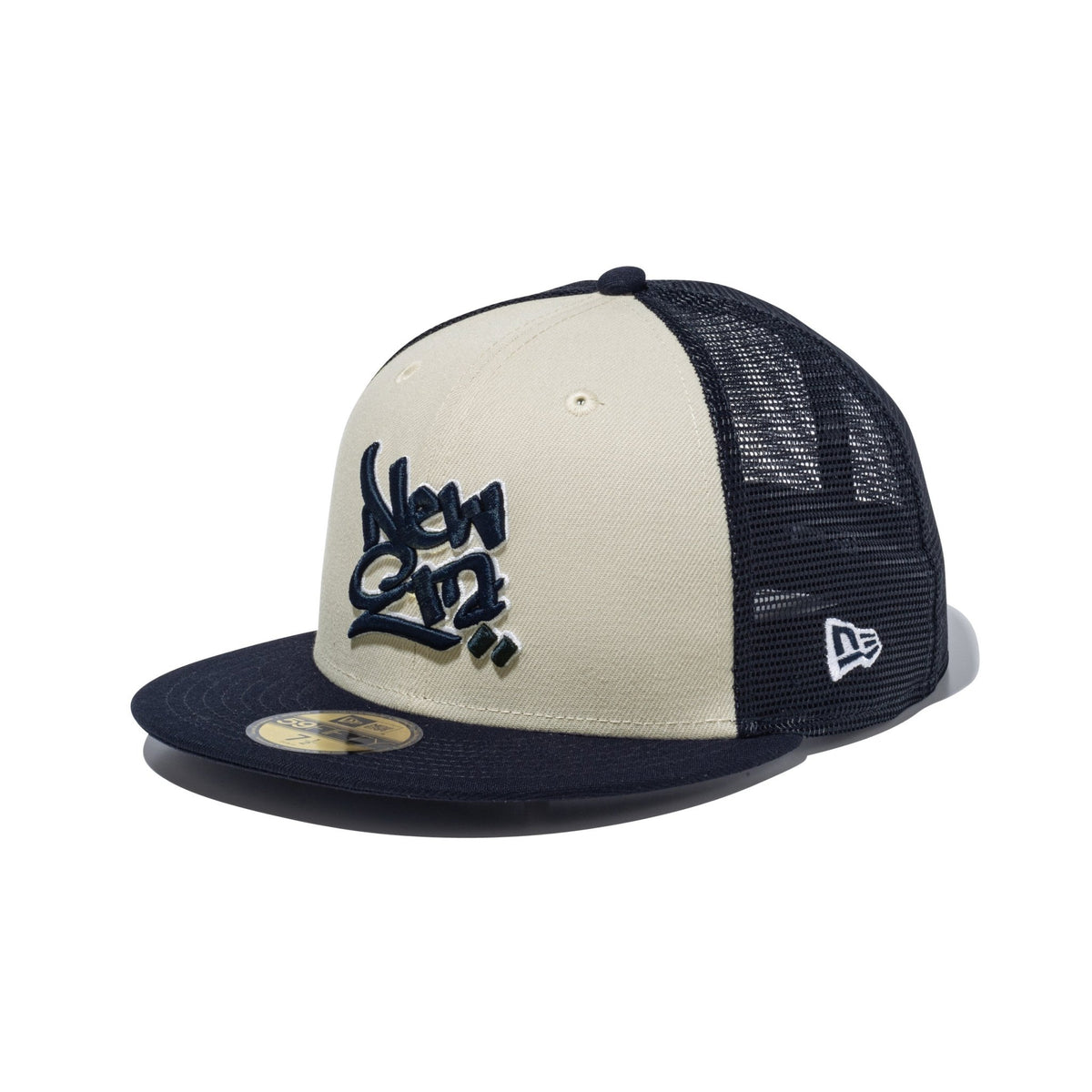 NEW ERA 59FIFTY SEAロゴ刺繍 ネイビーキャップ 7 3/8 NEW ERA 59FIFTY SEAロゴ刺繍 ネイビーキャップ 7 3/8