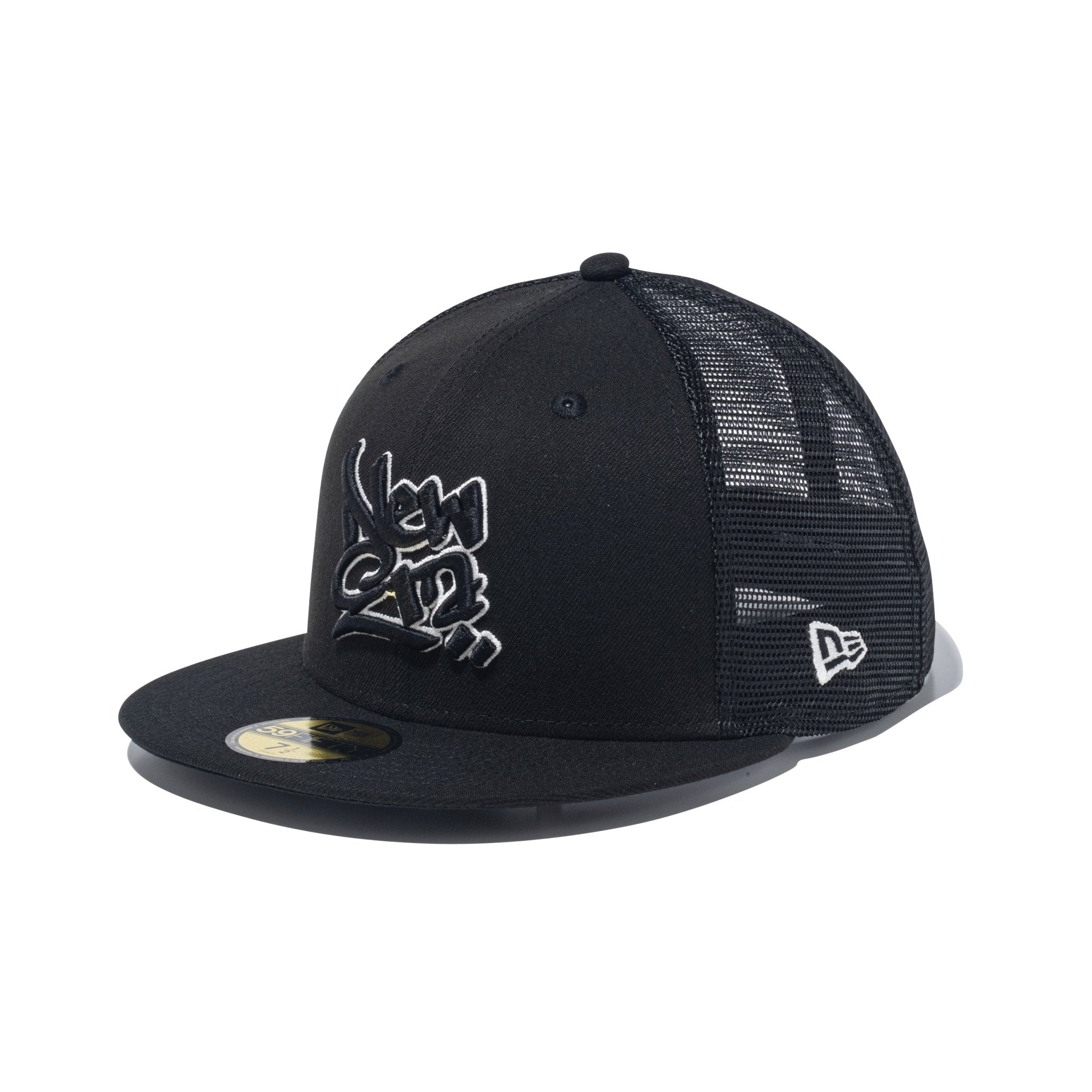 59FIFTY トラッカー NEW ERA Script Logo ブラック | ニューエラ