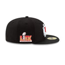 59FIFTY NFL Super Bowl LIX カンザスシティ・チーフス ブラック - 14721986 - 700 | NEW ERA ニューエラ公式オンラインストア