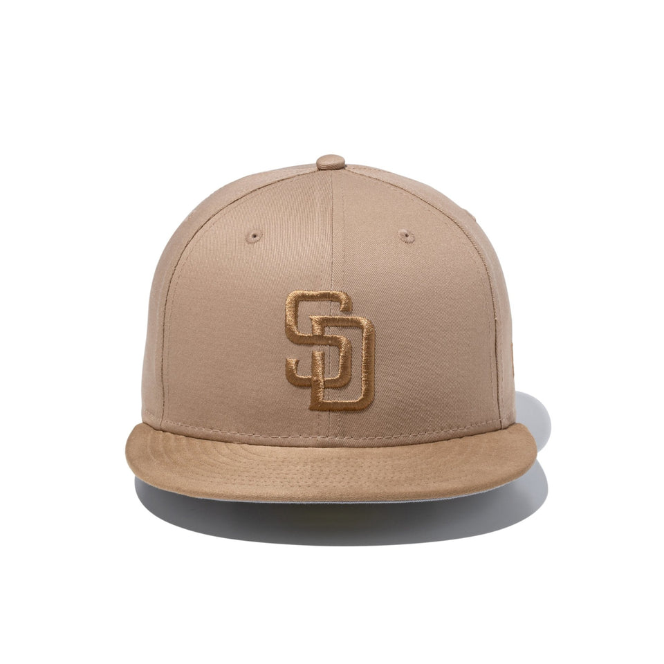 59FIFTY Nuance Color サンディエゴ・パドレス キャメル スウェード