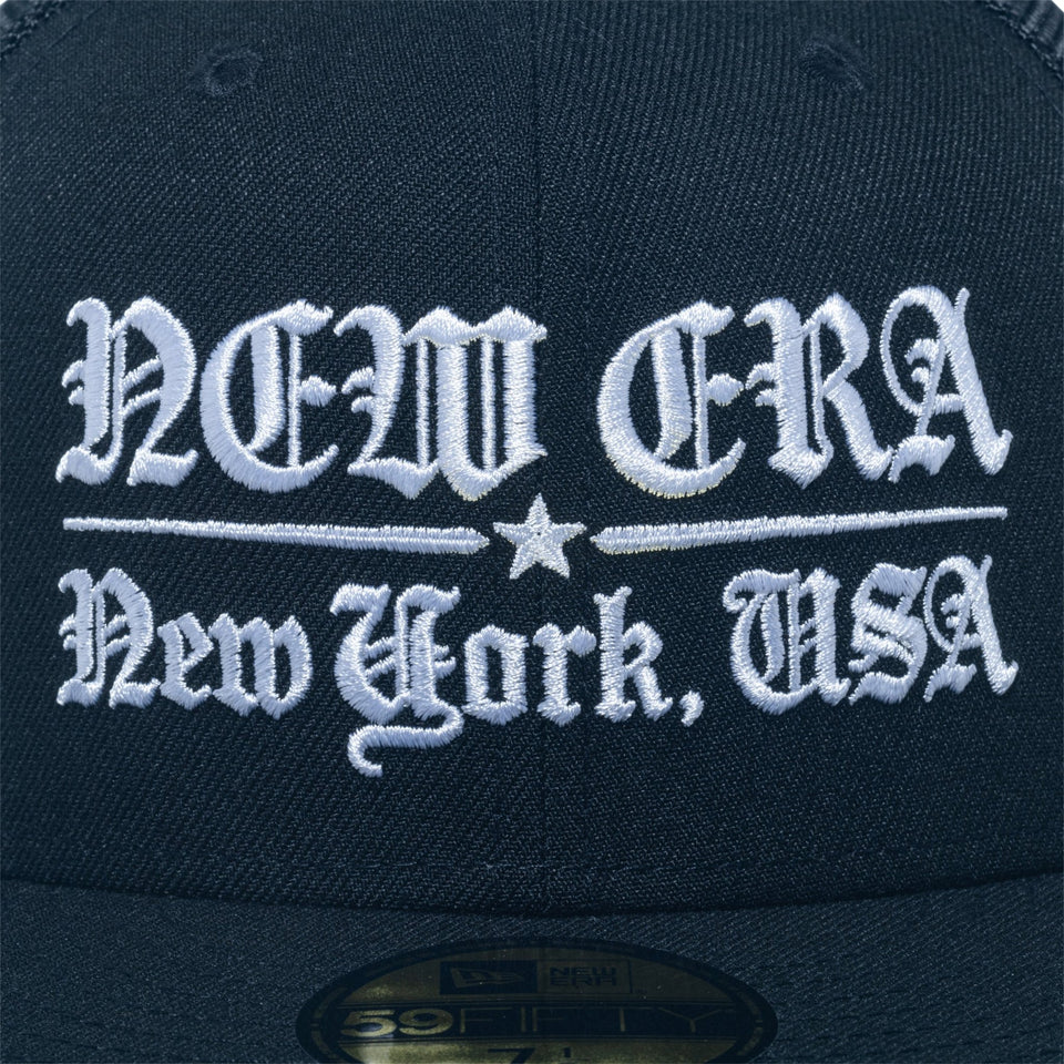 59FIFTY トラッカー Old English ブラック | ニューエラ