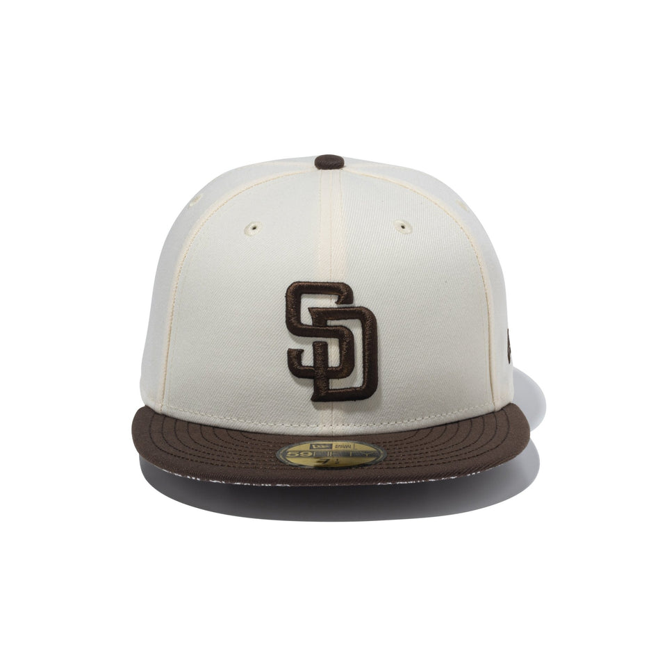 59FIFTY Paisley Under Visor サンディエゴ・パドレス クローム ウォルナット ペイズリーアンダーバイザー - 14908308-700 | NEW ERA ニューエラ公式オンラインストア