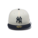 59FIFTY Paisley Under Visor ニューヨーク・ヤンキース クローム ネイビー ペイズリーアンダーバイザー - 14908311-700 | NEW ERA ニューエラ公式オンラインストア