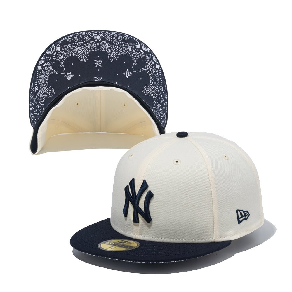 [Culture Kings] ニューエラ ニューヨーク ヤンキース ペイズリー 59FIFTY Paisley Under Visor ニューヨーク・ヤンキース クローム