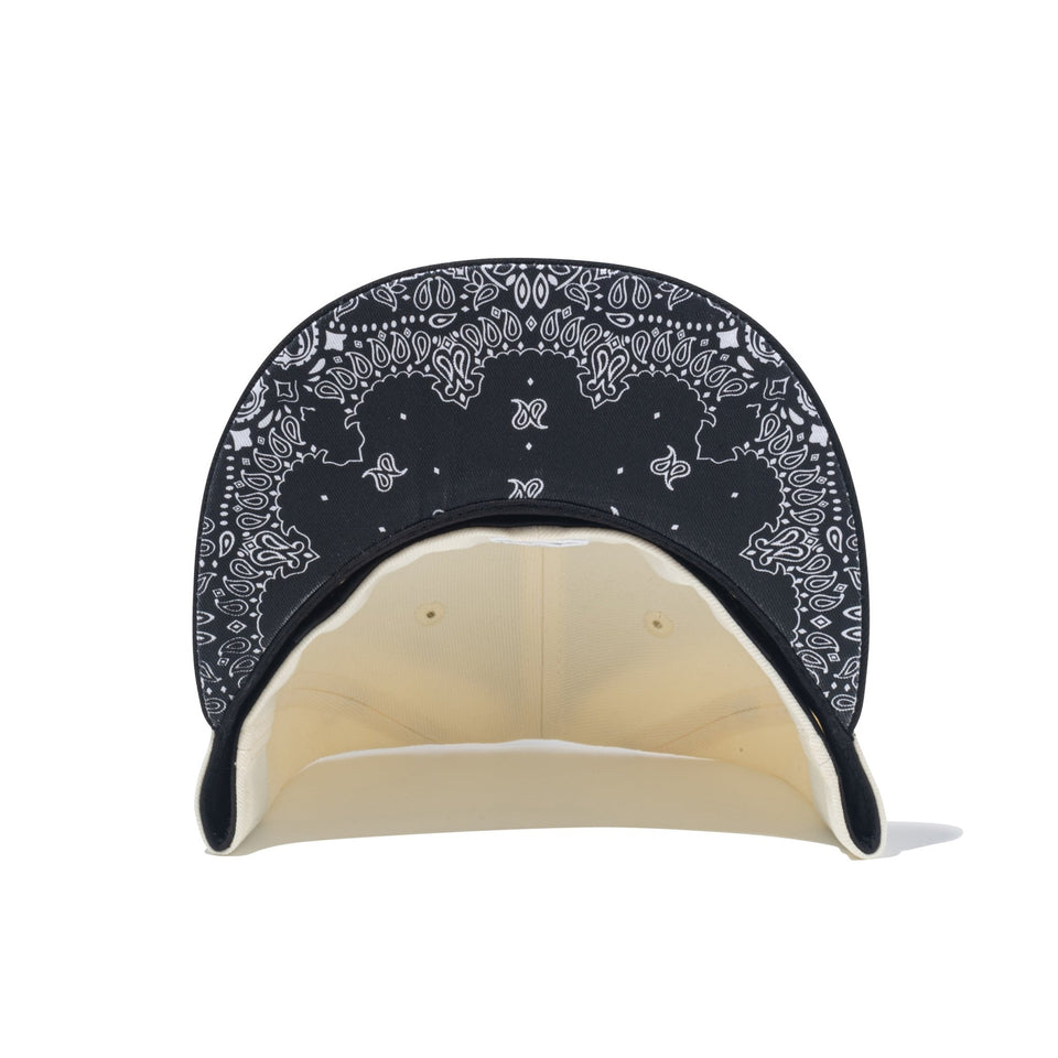 59FIFTY Paisley Under Visor ロサンゼルス・ドジャース クローム ブラック ペイズリーアンダーバイザー - 14908317-700 | NEW ERA ニューエラ公式オンラインストア