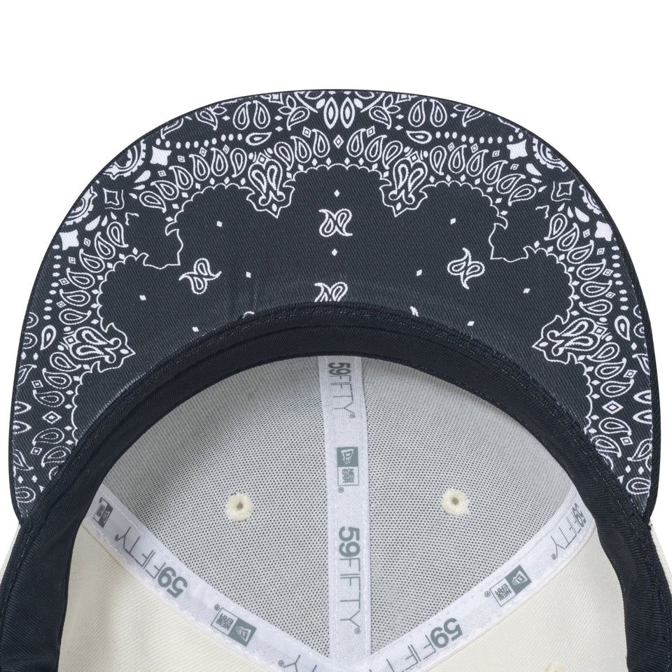 59FIFTY Paisley Under Visor ロサンゼルス・ドジャース クローム ブラック ペイズリーアンダーバイザー - 14908317-700 | NEW ERA ニューエラ公式オンラインストア