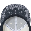 59FIFTY Paisley Under Visor ロサンゼルス・ドジャース クローム ブラック ペイズリーアンダーバイザー - 14908317-700 | NEW ERA ニューエラ公式オンラインストア