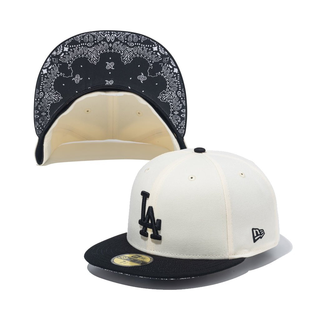 59FIFTY Paisley Undervisor ロサンゼルス・ドジャース クローム