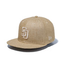 59FIFTY Paper Straw サンディエゴ・パドレス ナチュラル - 14379038-700 | NEW ERA ニューエラ公式オンラインストア