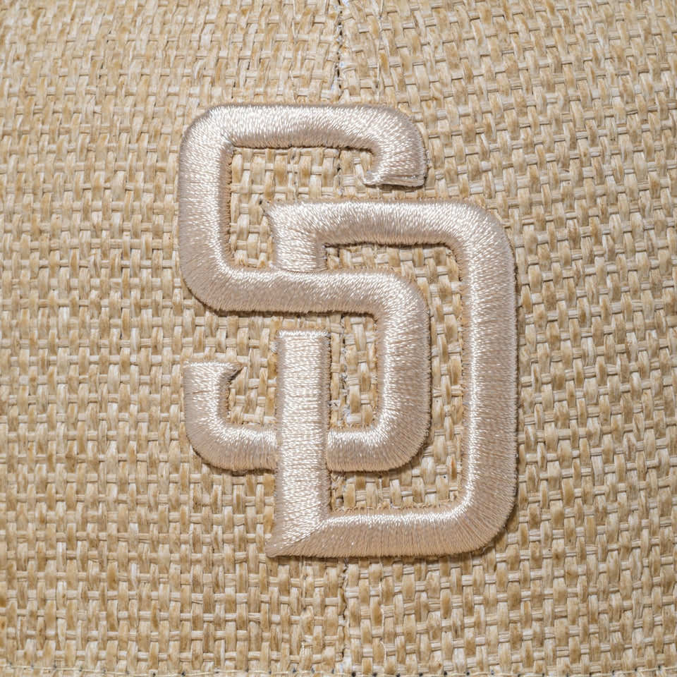 59FIFTY Paper Straw サンディエゴ・パドレス ナチュラル | ニューエラ