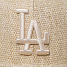 59FIFTY Paper Straw ロサンゼルス・ドジャース ナチュラル - 14379045-700 | NEW ERA ニューエラ公式オンラインストア