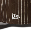 59FIFTY Pinstripe サンディエゴ・パドレス ウォルナット ピューターバイザー - 14307664 - 700 | NEW ERA ニューエラ公式オンラインストア