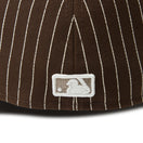 59FIFTY Pinstripe サンディエゴ・パドレス ウォルナット ピューターバイザー - 14307664 - 700 | NEW ERA ニューエラ公式オンラインストア