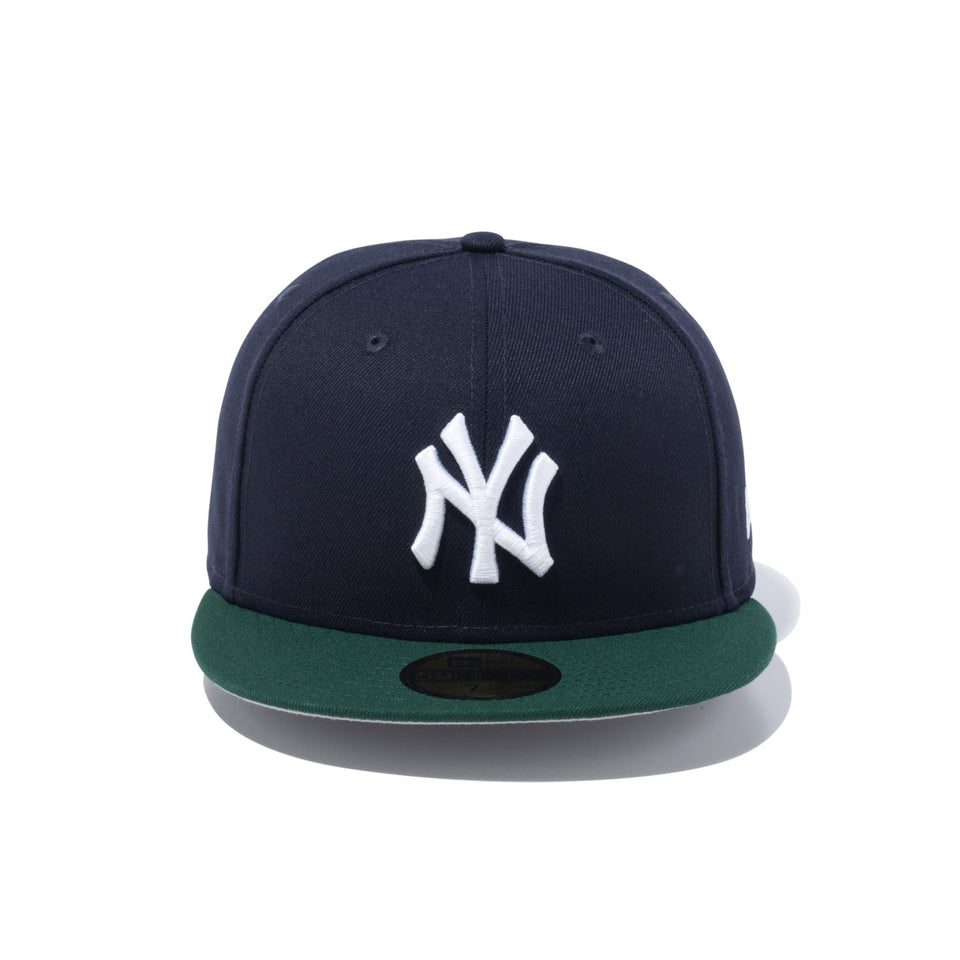 59FIFTY Powered by GORO NAKATSUGAWA（min-nano）ニューヨーク・ヤンキース ネイビー ダークグリーンバイザー - 14124656-700 | NEW ERA ニューエラ公式オンラインストア