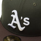 59FIFTY Powered by GORO NAKATSUGAWA（min - nano）オークランド・アスレチックス ダークシーウィード ブラウンバイザー - 14346955 - 700 | NEW ERA ニューエラ公式オンラインストア