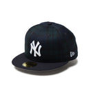 59FIFTY Powered by GORO NAKATSUGAWA（min - nano）ニューヨーク・ヤンキース ブラックウォッチ ネイビーバイザー - 14346956 - 700 | NEW ERA ニューエラ公式オンラインストア