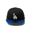 59FIFTY Powered by GORO NAKATSUGAWA（min - nano）ロサンゼルス・ドジャース ブラック ライトロイヤルバイザー - 14346957 - 700 | NEW ERA ニューエラ公式オンラインストア