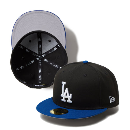 【海外限定】ニューエラ ロサンゼルスドジャース 59FIFTY グロウネイビー 59fifty-powered-by-goro-