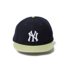 59FIFTY Powered by GORO NAKATSUGAWA（MIN - NANO） ニューヨーク・ヤンキース メルトン ネイビー ライトグリーンバイザー - 14703383 - 700 | NEW ERA ニューエラ公式オンラインストア