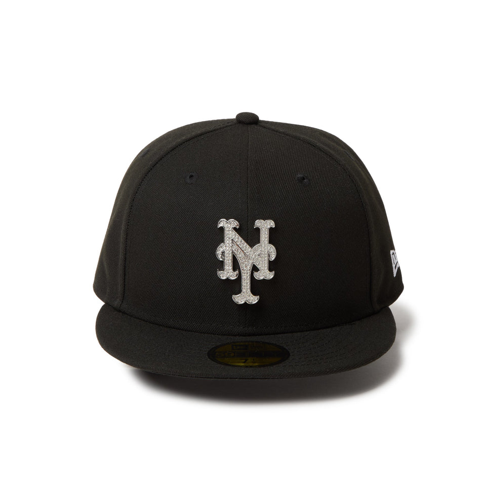 59FIFTY Rhinestone Badge ラインストーンバッジ ニューヨーク･メッツ ブラック - 14668128-700 | NEW ERA ニューエラ公式オンラインストア