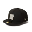 59FIFTY Rhinestone Badge ラインストーンバッジ ニューエラロゴ ブラック - 14668129-700 | NEW ERA ニューエラ公式オンラインストア