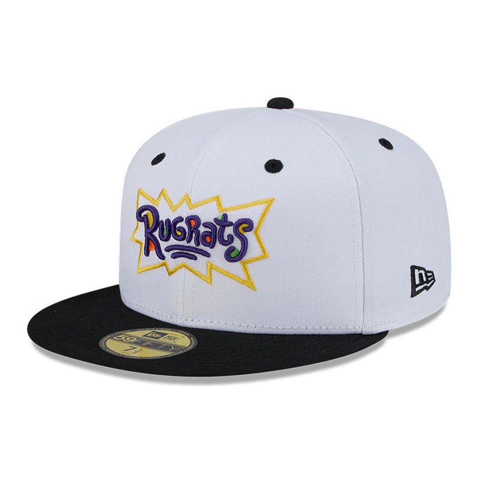 59FIFTY Rugrats ラグラッツ ホワイト ブラックバイザー - 14747090-700 | NEW ERA ニューエラ公式オンラインストア