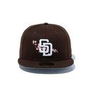 59FIFTY Sakura Pack サンディエゴ・パドレス バーントウッド - 14523120 - 700 | NEW ERA ニューエラ公式オンラインストア