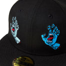 59FIFTY SANTA CRUZ オールオーバー スクリーミングハンド ブラック - 14384270 - 700 | NEW ERA ニューエラ公式オンラインストア